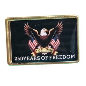 250 Years of America USA Anniversary Pin Enamel Pin - 1/2"